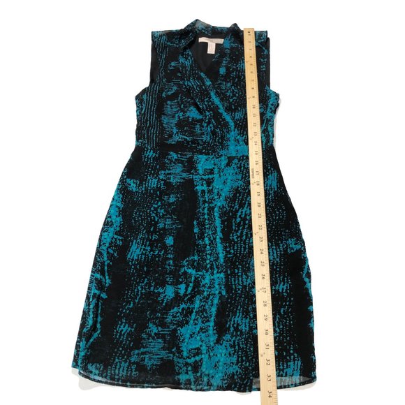 Forever 21 Contemporary Womens Size XS Sleeveless Abstract Print Chiffon Dress - Picture 4 of 7